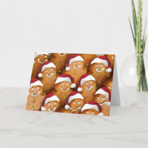 Cartão De Festividades Gingercake Cookie Feliz Natal Feriado