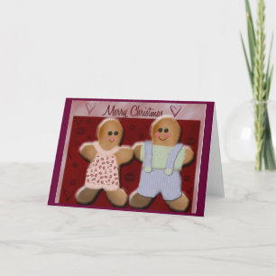 Cartão De Festividades Gingercake Man and Wife