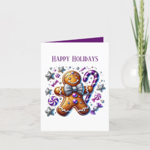 Cartão De Festividades Gingerpão adicionar mensagem Feliz