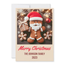 Gingerpão Papai Noel - Feliz Natal