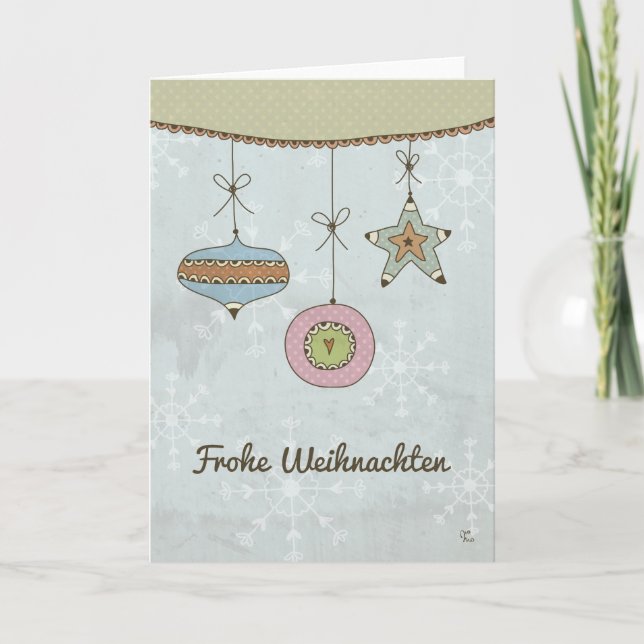 Cartão De Festividades Glad Christmas (Frente)