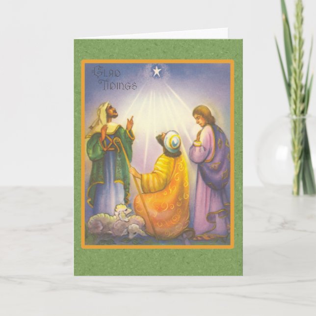 Cartão De Festividades Glad Tidings (Frente)