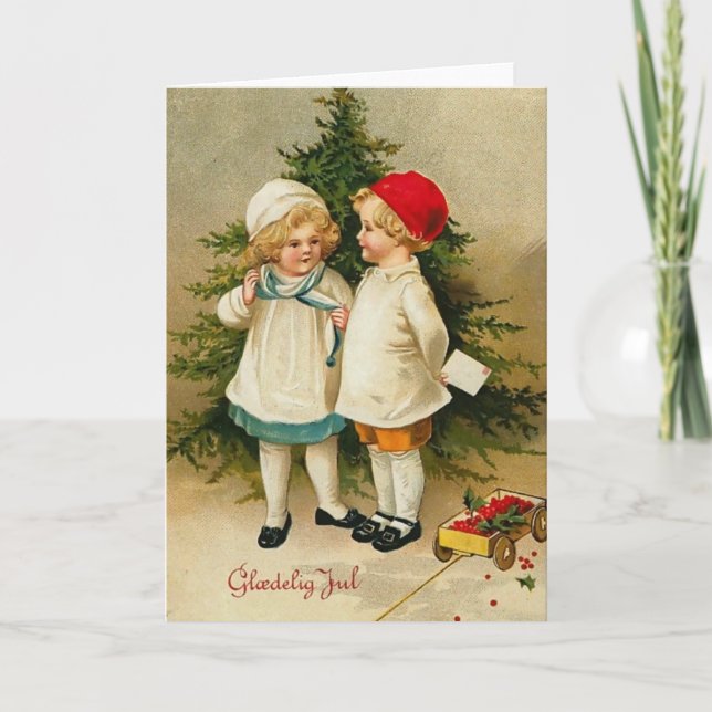 Cartão De Festividades Glaedeling Jul (Frente)