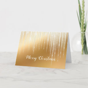 Cartão De Festividades Glam Dourado White Icics Natal