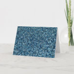 Cartão De Festividades GLITTER AZUL (faux)<br><div class="desc">PRODUTOS DE GELHA AZUL (Faux) para FÉRIAS ou Qualquer Dia!

Personalize como quiser!

PREÇOS MAIS BAIXOS NO ZAZZLE!

Perguntas? Regella@Rocketmail.com</div>