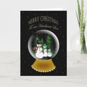 CARTÃO DE FESTIVIDADES GLOBO DA NEVE - NATAL - FILHO
