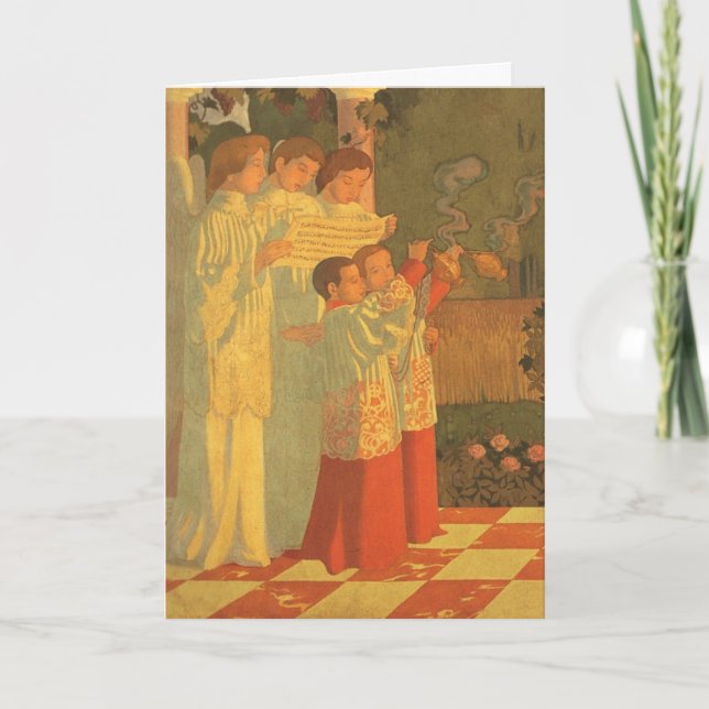 Cartão De Festividades Glorificação da Cruz 1899 (Frente)