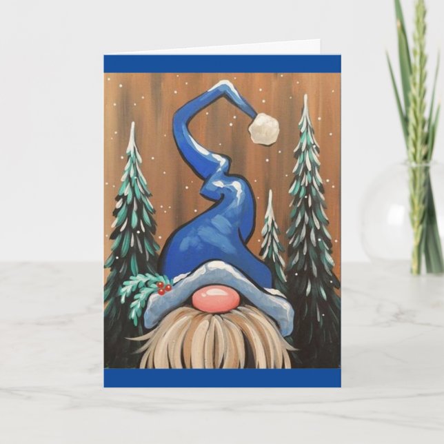 CARTÃO DE FESTIVIDADES GNOME ESTÁ ESPALHANDO "CHEER DE NATAL" (Frente)