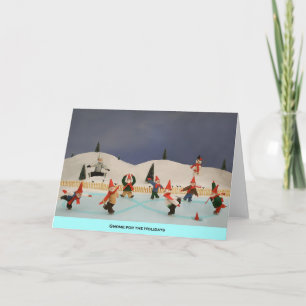 Cartão De Festividades Gnome para os feriados