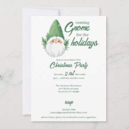 Cartão De Festividades Gnomo de Papais noeis bonitos para os feriados