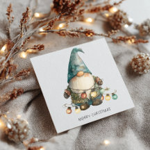 Gnomo Minimalista Feliz Natal