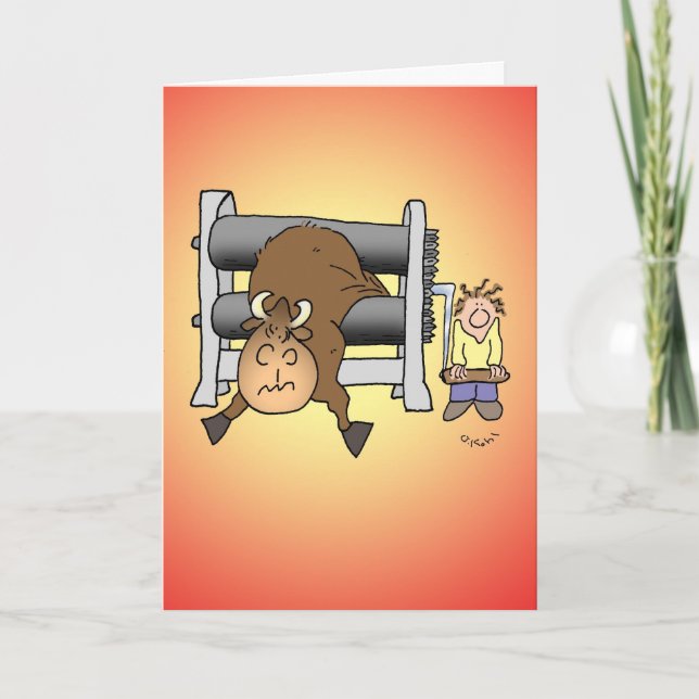 Cartão De Festividades Gnu (Frente)