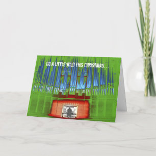 Cartão De Festividades Go a little wild this Christmas