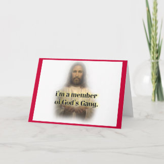 Cartão De Festividades gods gang