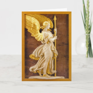 Cartão De Festividades Golden Angel