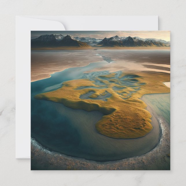 Cartão De Festividades Golden Harmony (Frente)