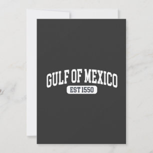 Cartão De Festividades Golfo do México desde 1550 América Humor
