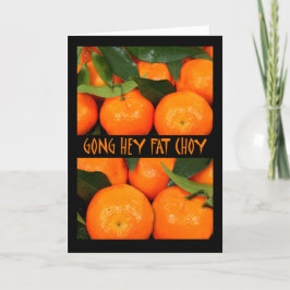 Cartão De Festividades Gong Hey Fat Choy, Chinês Ano Novo, Cantonês