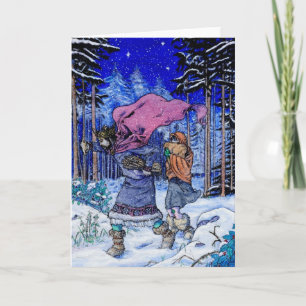 Cartão De Festividades Good King Wenceslas Christmas Card