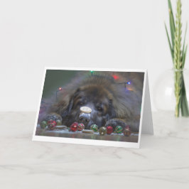 Cartão De Festividades Good Leonberger Christmas Card