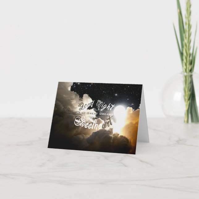 Cartão De Festividades GoodNight Collection - Notecard (Frente)