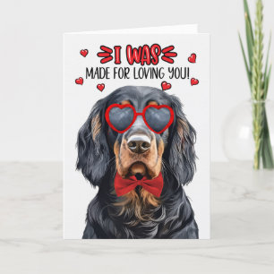 Cartão De Festividades Gordon Setter feito para te amar Namorados