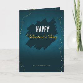 Cartão De Festividades "Gorgeous Romantic Valentine’s Day Card for Him &