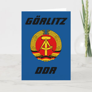 Cartão De Festividades Gorlitz, Deutsche Demokratische Republik DDR