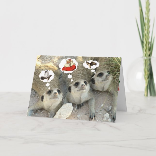 Cartão De Festividades Goshawk? Santa! Eagle? - Seasons Greetings (Frente)