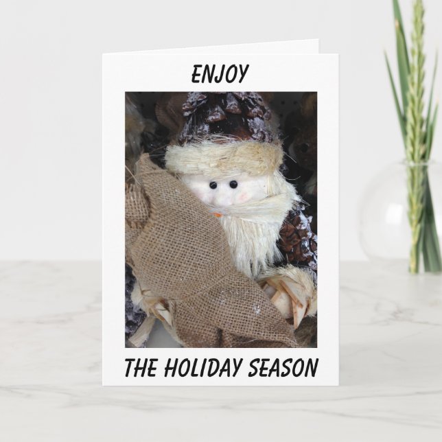 CARTÃO DE FESTIVIDADES GOSTA DO FERIADO E DO ANO NOVO, TAMBÉM (Frente)