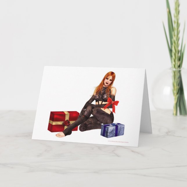 Cartão De Festividades Gothic Christmas (Frente)