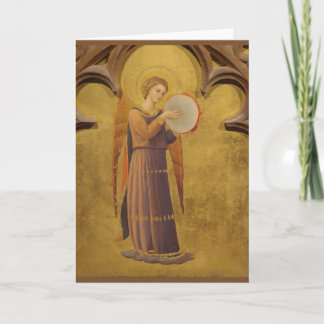 Cartão De Festividades Gothic Medieval Angel Blank Card