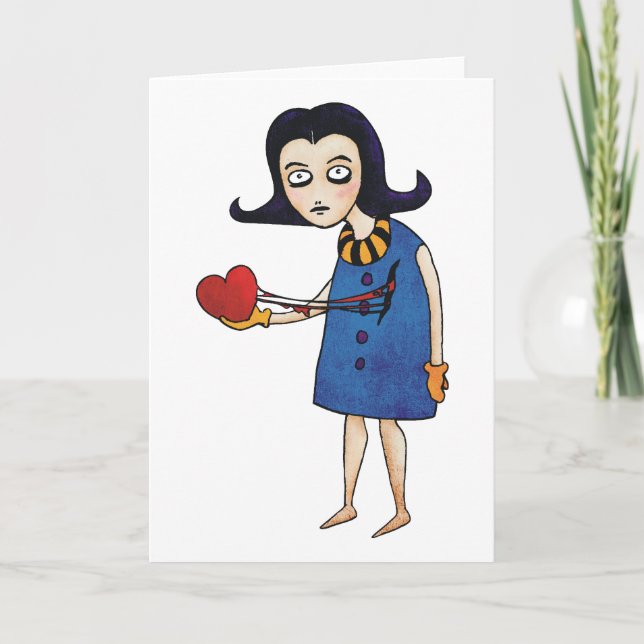 Cartão De Festividades Gothic Valentine (Frente)