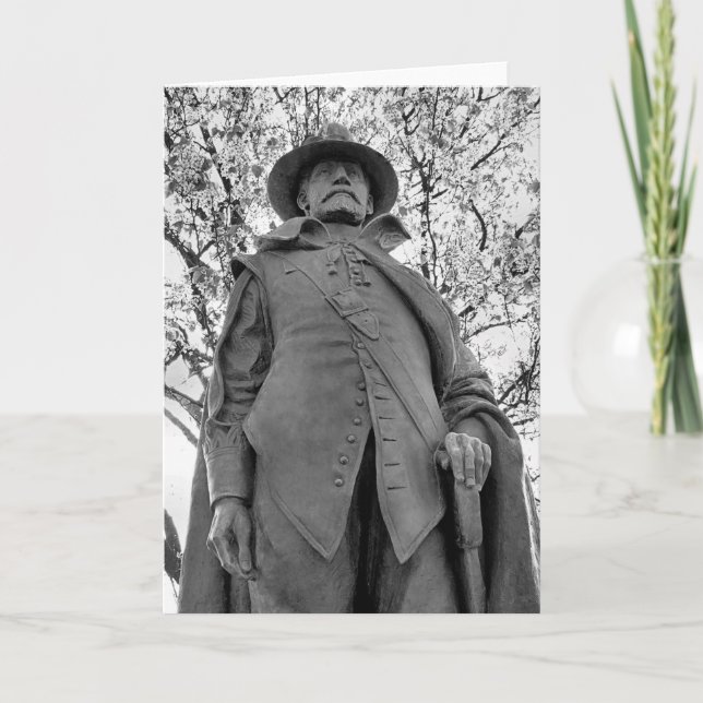 Cartão De Festividades Governador William Bradford (Frente)