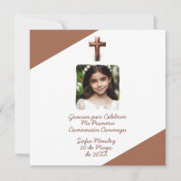 Gracias por Celebrar Mi Primera Comuniao con Foto