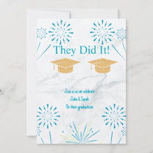 Graduação de Sparklers de Festa de formatura Gêmeo