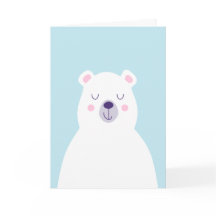 Gráfico urso polar branco Natal fofo