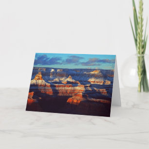 Cartão De Festividades Grand Canyon Christmas Card