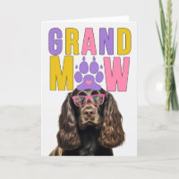 Grand MAW Chocolate Cocker Engraçado Dia dos Avós