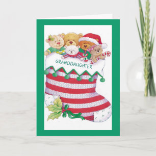 Cartão De Festividades Granddaughter