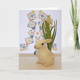 Cartão De Festividades Grande coelho