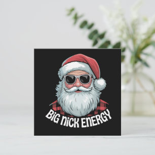 Cartão De Festividades Grande Energia Nick Óculos de Sol Engraçados do Pa