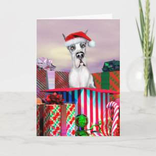 Cartão De Festividades Grande Harle de Surpresa de Natal Dane