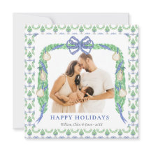 Grandmillenial Azul Costeiro Chinoiserie Uma Foto