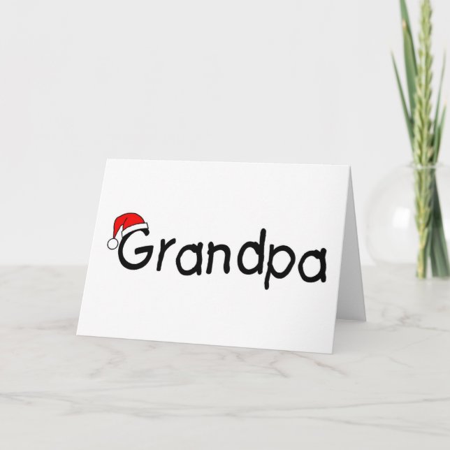 Cartão De Festividades Grandpa (Frente)