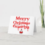 Cartão De Festividades grandpa design<br><div class="desc">grandpa Christmas will make a great items</div>