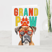 GrandPAW Boxer Dog GrandDOG Avós Dia