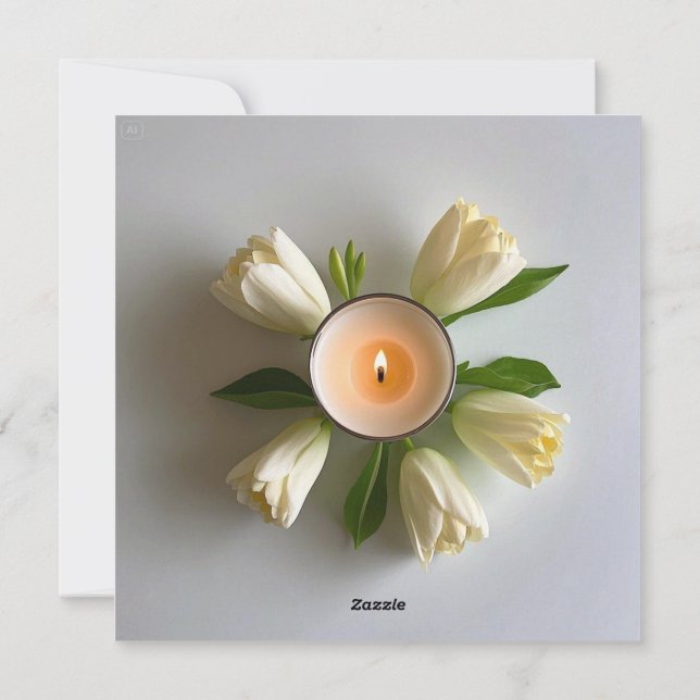 Cartão De Festividades Grata por você todos os dias (Verso)