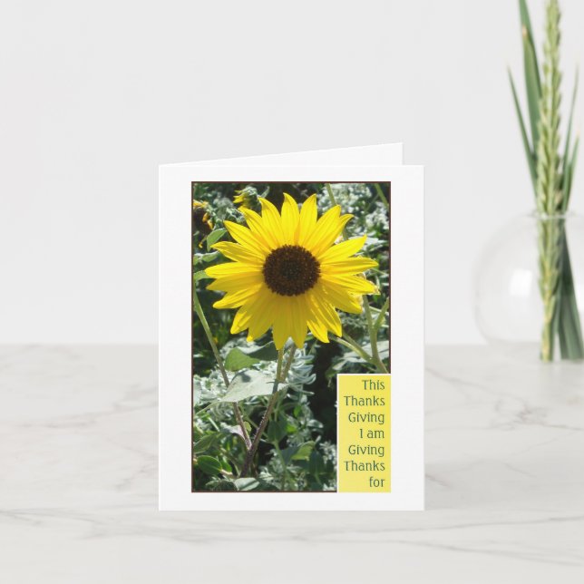 Cartão De Festividades Grato para você (Frente)