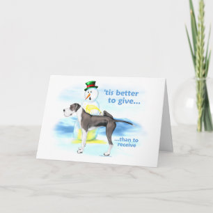 Cartão De Festividades Great Dane BTG Mantle UC